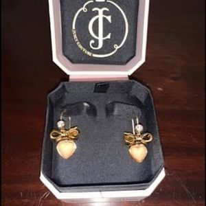 Juicy Couture Hanging Heart Earrings